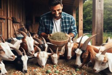 What is the most popular goat feed